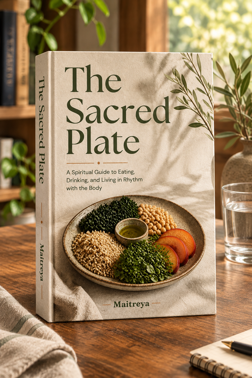 The Sacred Plate: A Spiritual Guide to Eating, Drinking, and Living in Rhythm with the Body (Instant eBook)