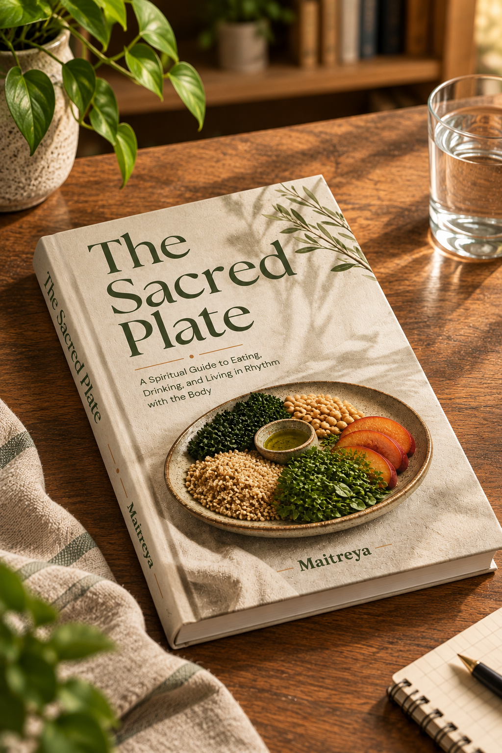 The Sacred Plate: A Spiritual Guide to Eating, Drinking, and Living in Rhythm with the Body (Instant eBook)