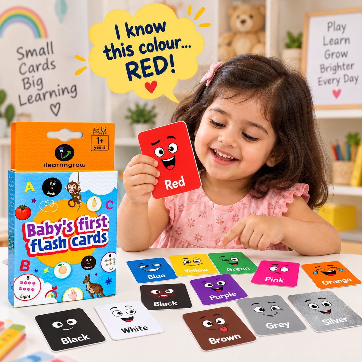ilearnngrow Colors Flash Card