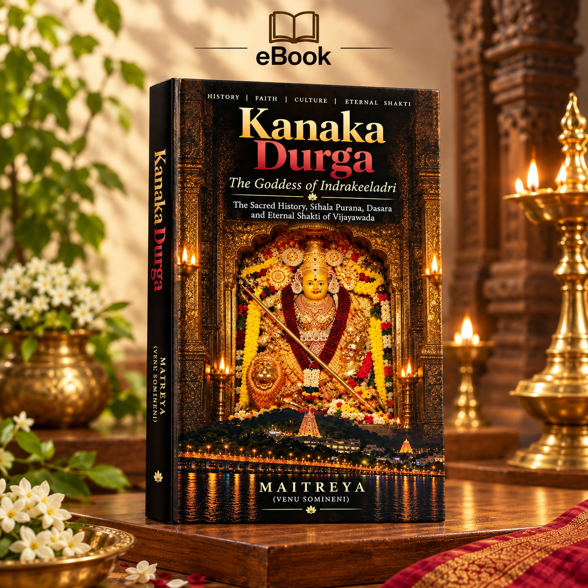 Kanaka Durga: The Sacred History, Sthala Purana, Dasara and Eternal Shakti of Vijayawada (Instant ebook)
