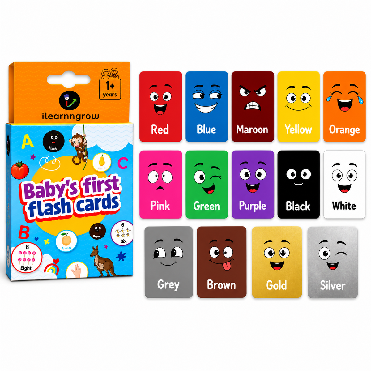 ilearnngrow Colors Flash Card