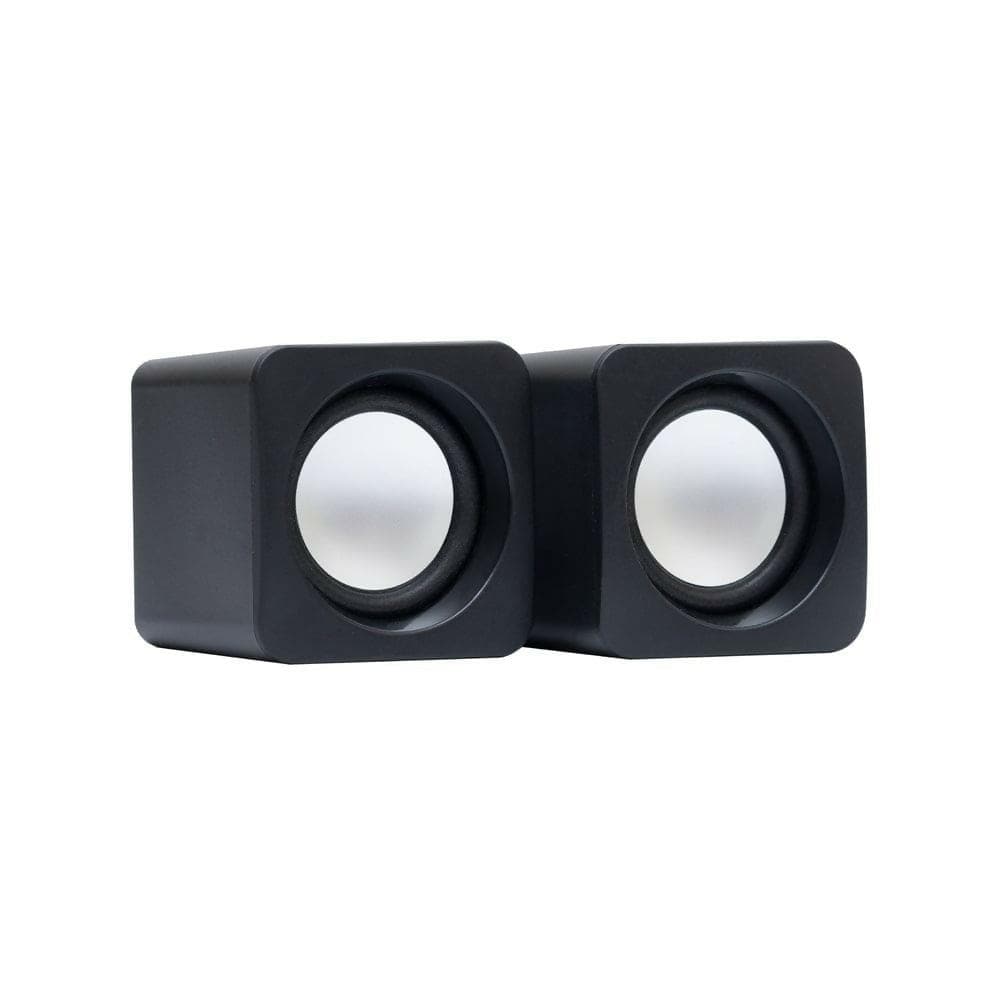 US05 Mini USB Speaker for Laptop & Computer (Pack Of 2,Multi-Colour) - HalfPe