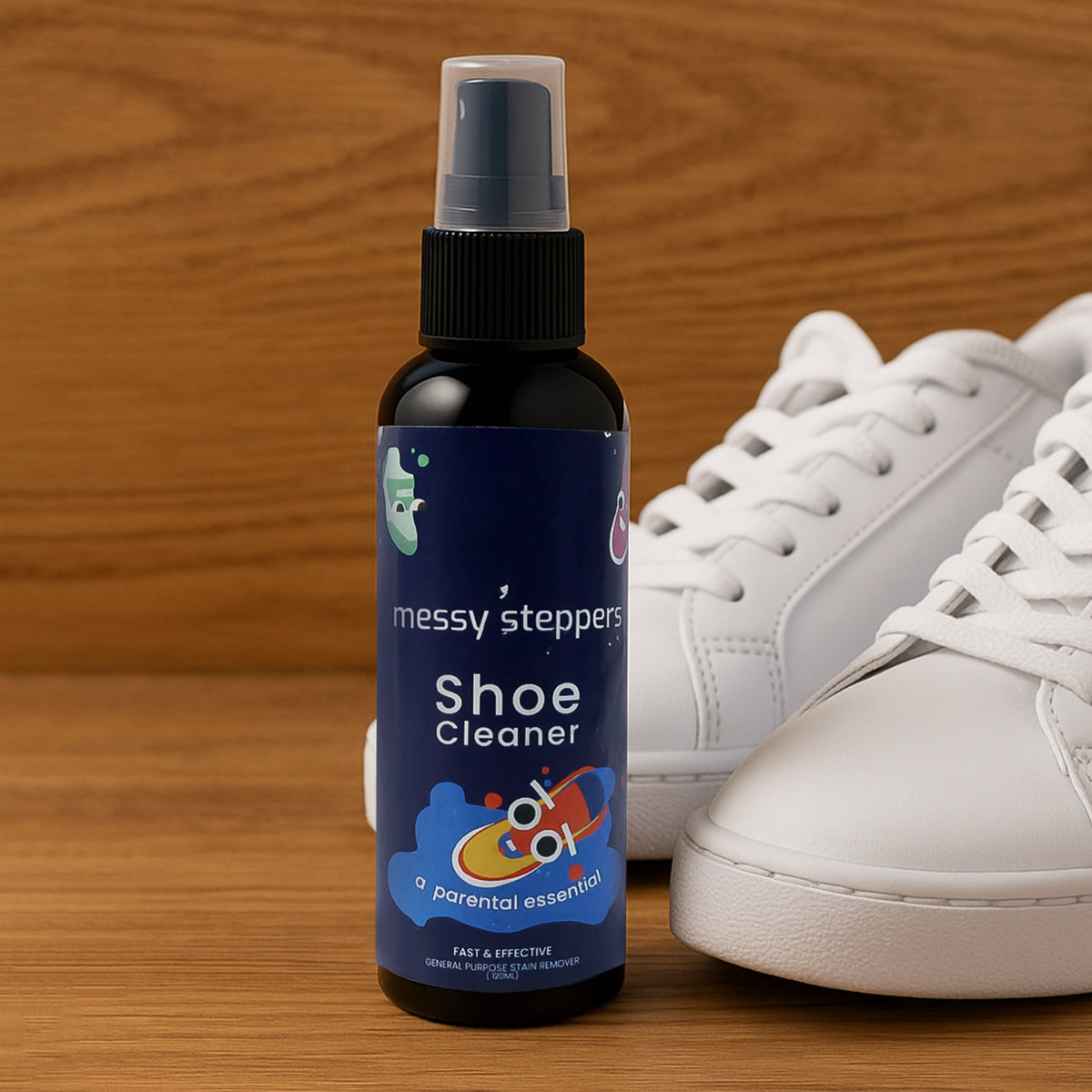 Messy Steppers Shoe Cleaner Spray - (120ml  1 Pc)