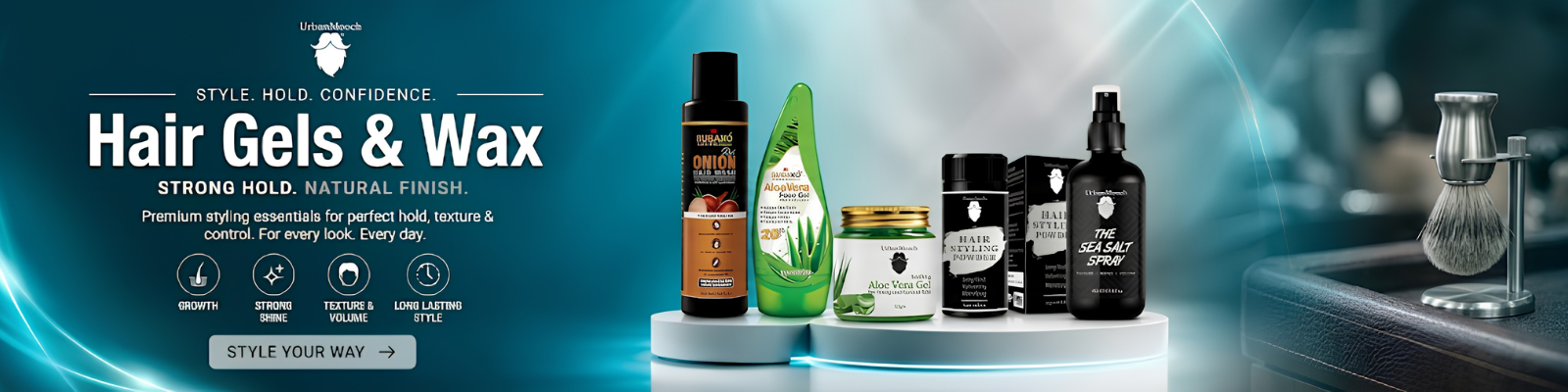 Hair Gels & Wax