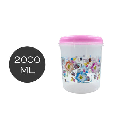 3 Pc Plastic Storage Container Set – 1000ml, 2000ml, 3000ml