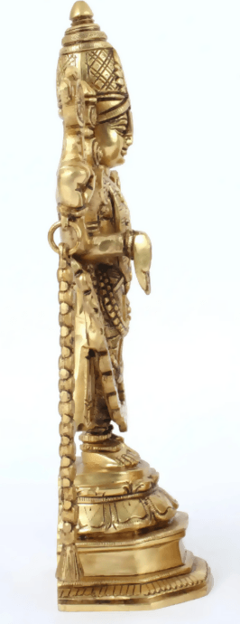 Sri Tirumala Venkateshwara Statue Medium Brass - HalfPe