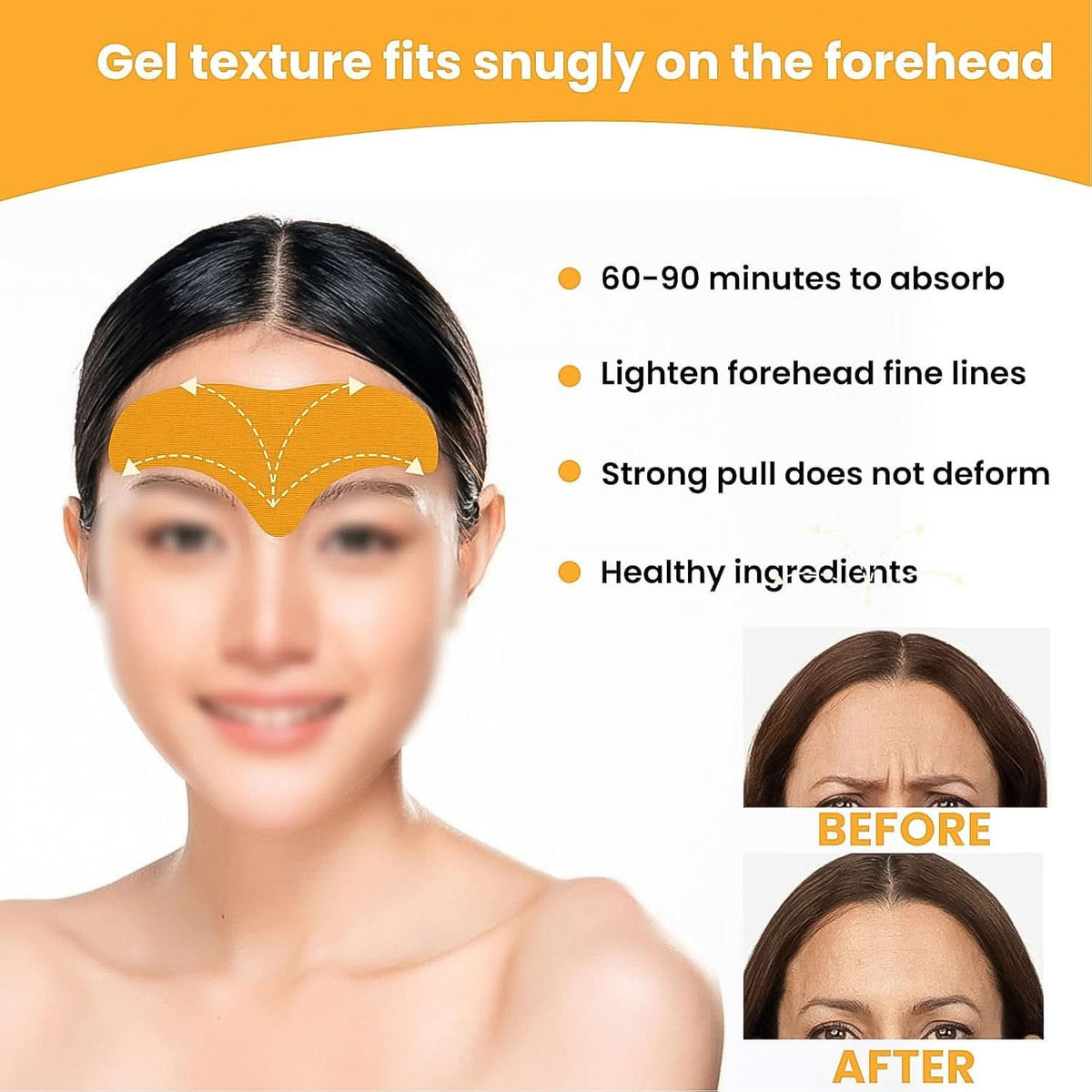 Forehead Wrinkle Patches Face Wrinkle Patches (10 Pcs Set) HP DD