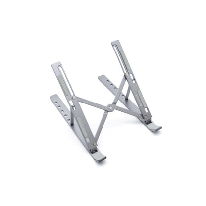 LS02 Laptop Stand Aluminum Body (6 Adjustable Stands,17Inches,Grey) - HalfPe