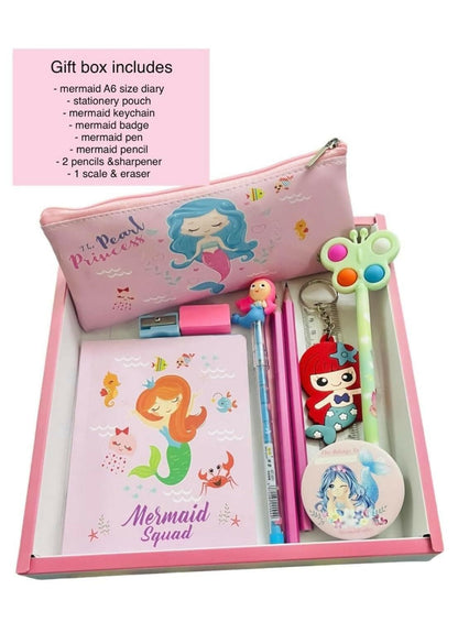 Mermaid Theme Stationary Combo - HalfPe