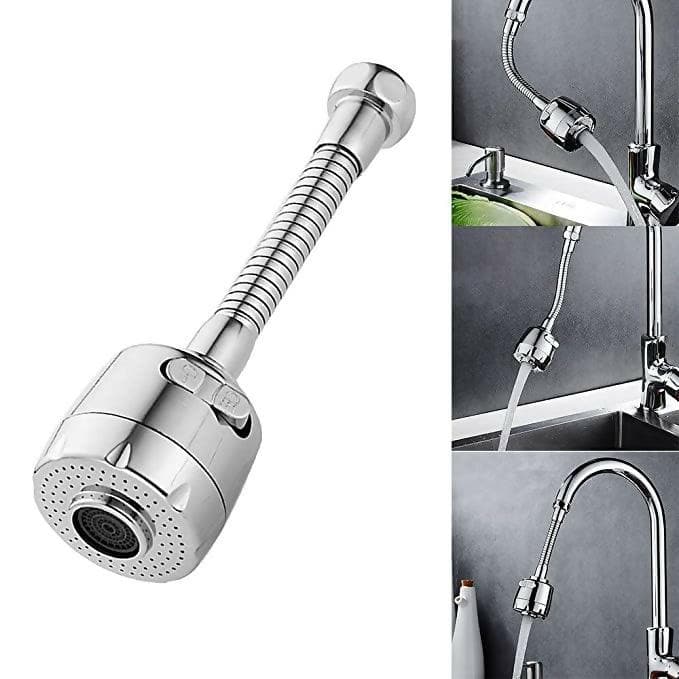 360 Degree Rotating 2 Modes Water Saving Faucet Sprayer - HalfPe