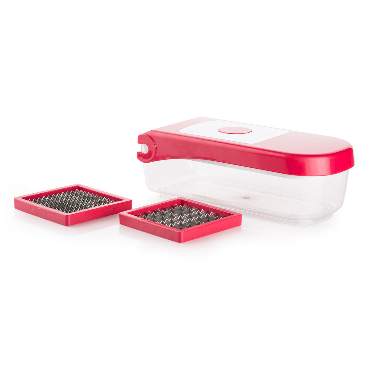 Ganesh Plastic Chopper Vegetable And Fruit Cutter Red