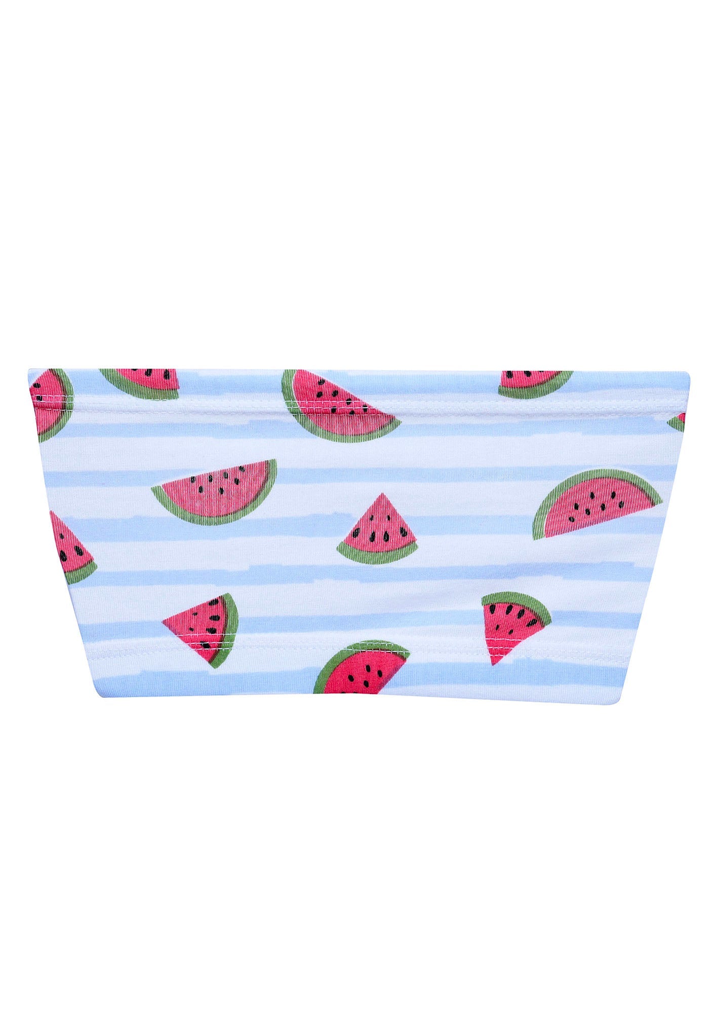 D'chica Essentials Assorted Double-Layer Cotton Tube Bra | Non-Padded Strapless Bra | Watermelon Print Bra Dchica Fashion Lifestyle