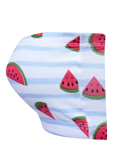 D'chica Essentials Assorted Double-Layer Cotton Tube Bra | Non-Padded Strapless Bra | Watermelon Print Bra Dchica Fashion Lifestyle