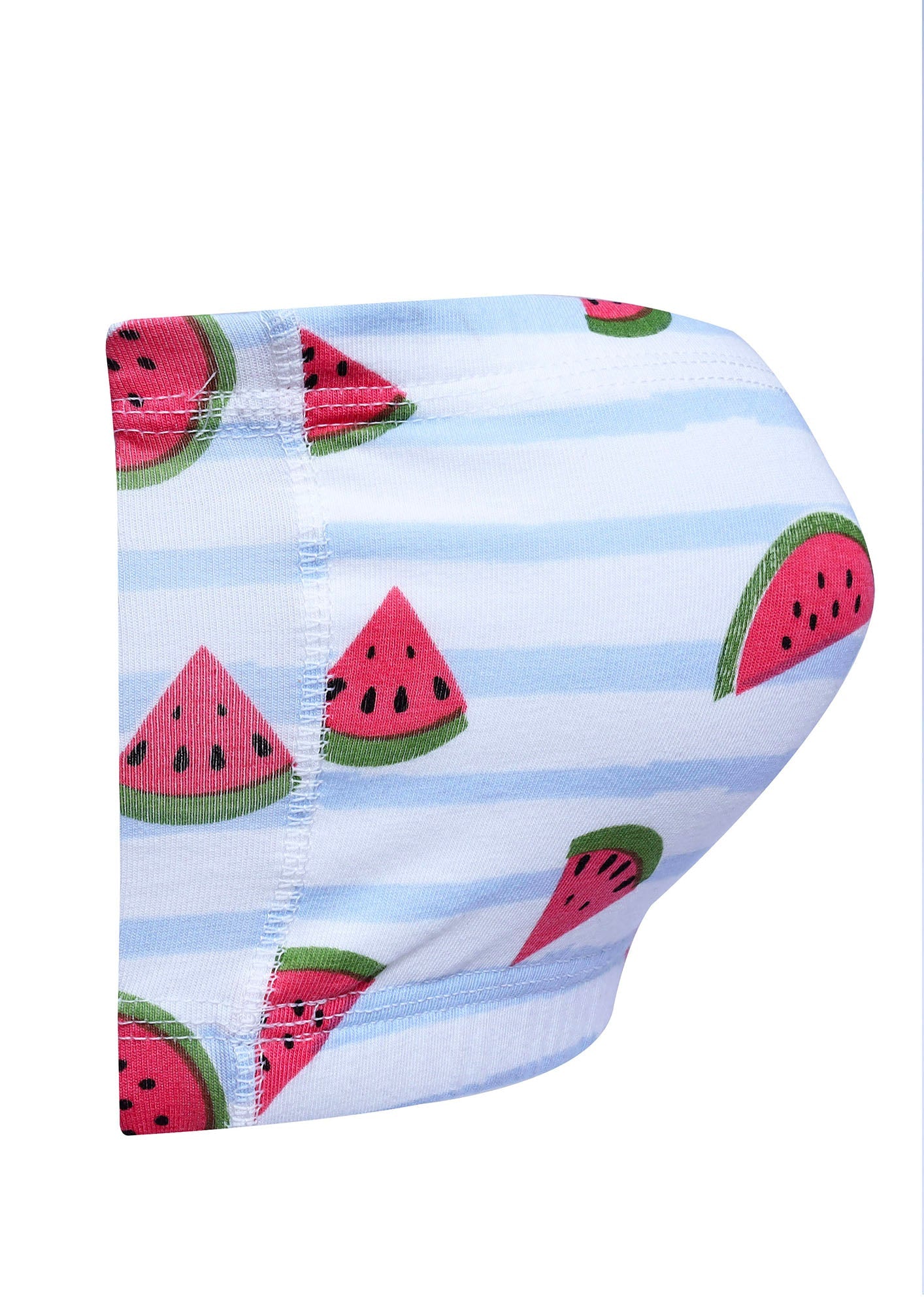 D'chica Essentials Assorted Double-Layer Cotton Tube Bra | Non-Padded Strapless Bra | Watermelon Print Bra Dchica Fashion Lifestyle