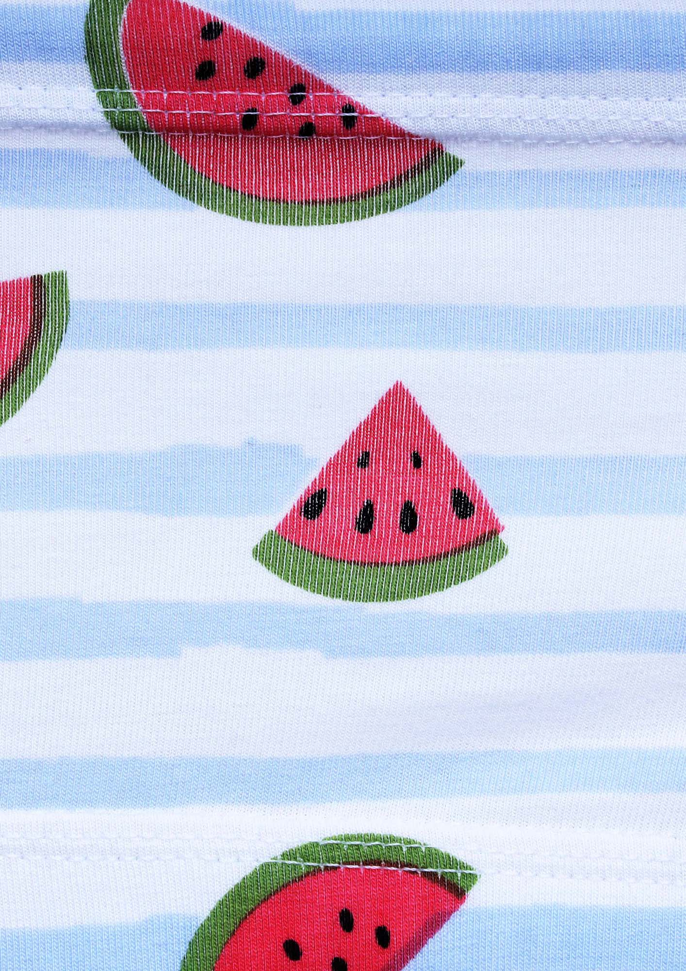 D'chica Essentials Assorted Double-Layer Cotton Tube Bra | Non-Padded Strapless Bra | Watermelon Print Bra Dchica Fashion Lifestyle