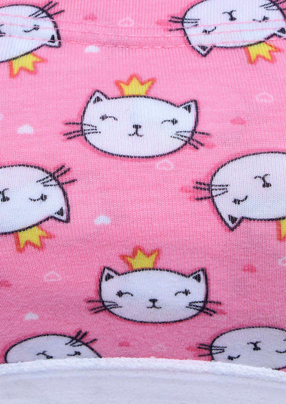 D'chica Essentials Assorted Pink Cat Print Tube Bra with Outer Elastic – Comfort Meets Cute|Color Pink|! Dchica Fashion Lifestyle