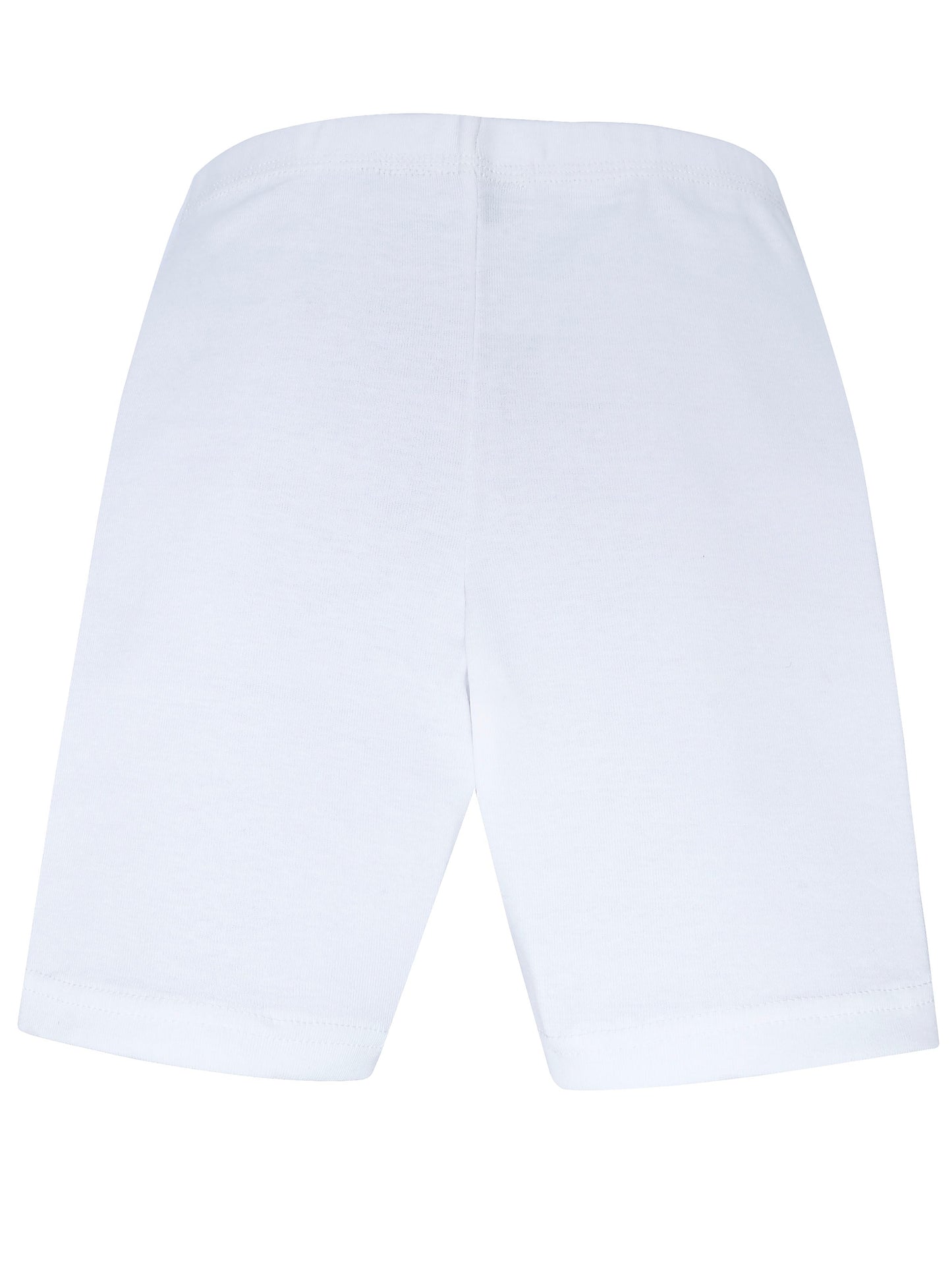 D'chica Essentials Assorted Solid White Lycra Cycling Shorts colour (White) – Sleek, Comfortable, and Versatile! Dchica Fashion Lifestyle