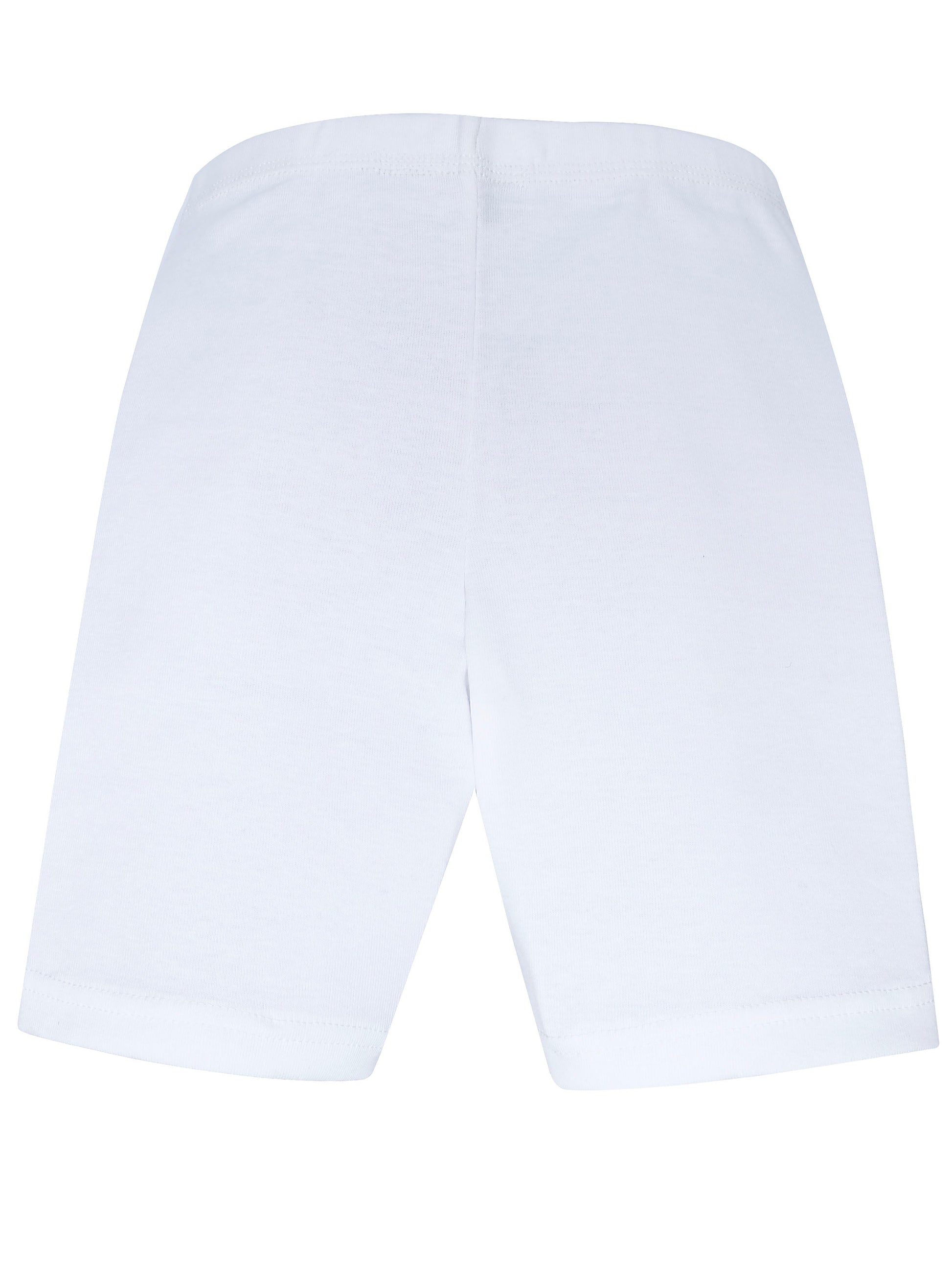 D'chica Essentials Assorted Solid White Lycra Cycling Shorts colour (White) – Sleek, Comfortable, and Versatile! Dchica Fashion Lifestyle