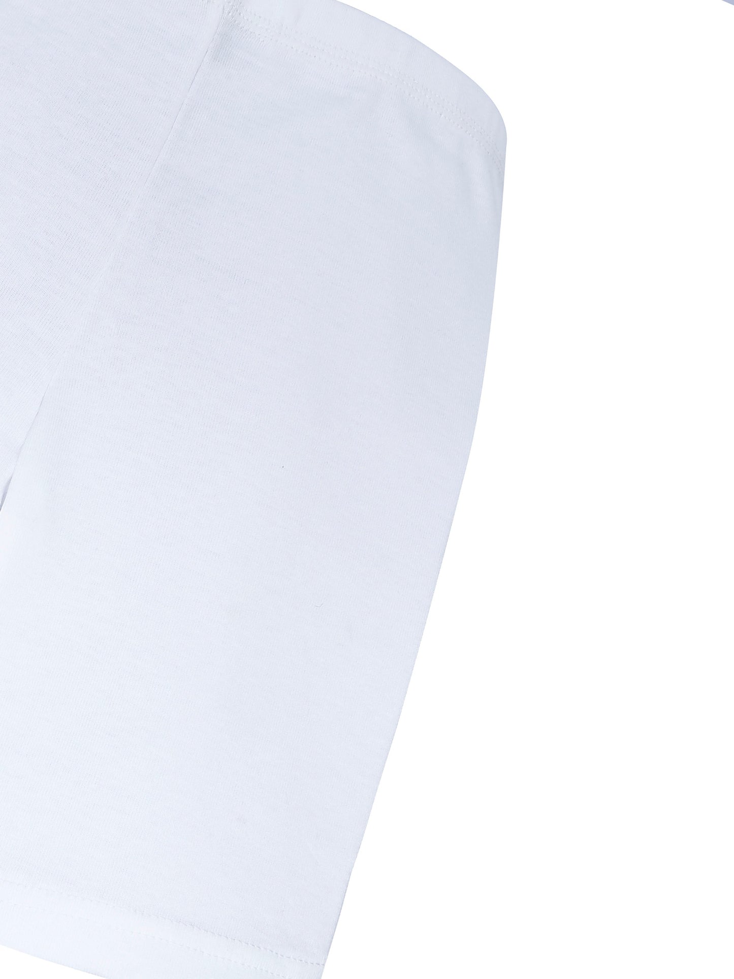 D'chica Essentials Assorted Solid White Lycra Cycling Shorts colour (White) – Sleek, Comfortable, and Versatile! Dchica Fashion Lifestyle