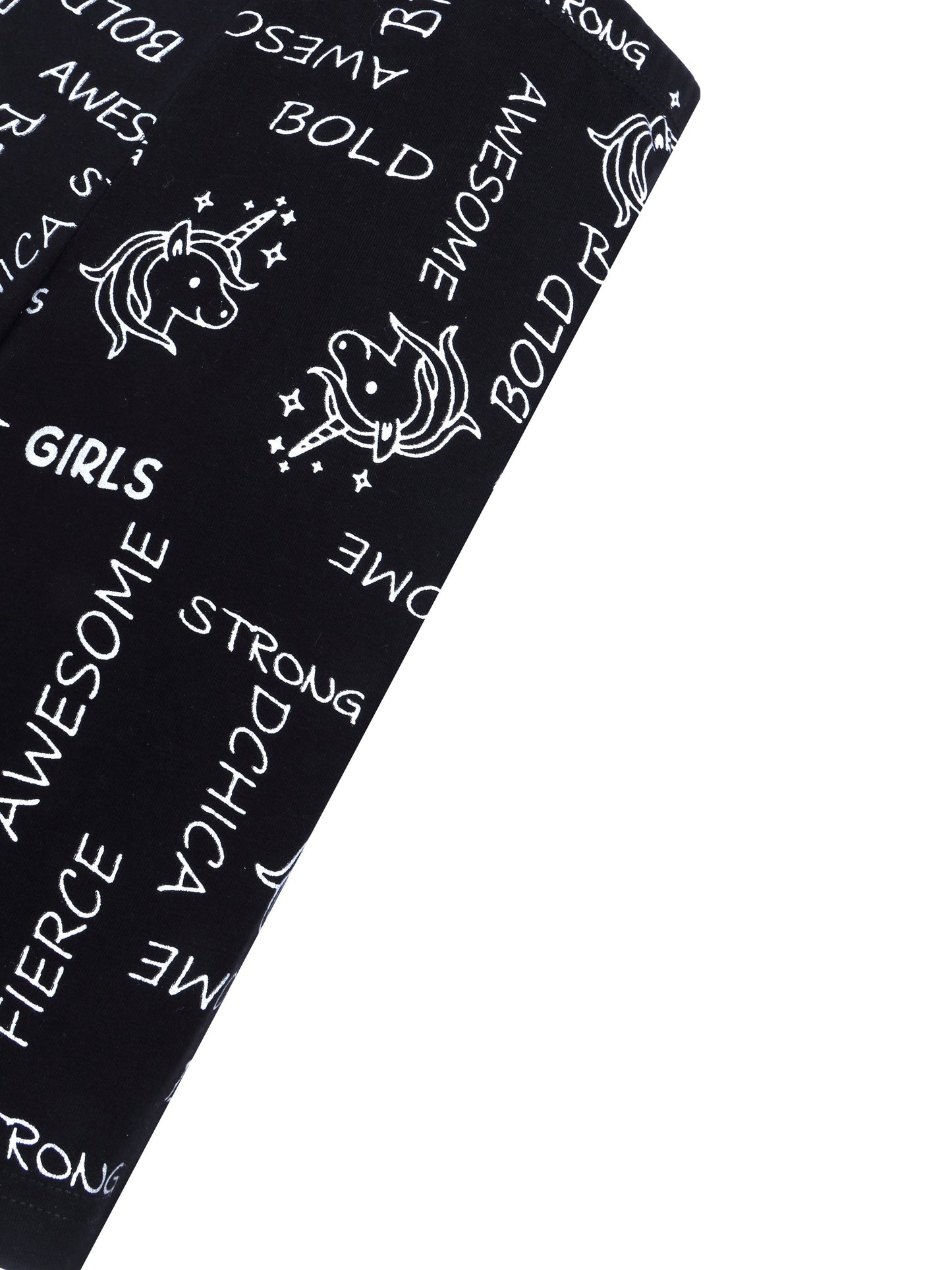 D'chica Essentials Assorted Metallic Print Black & Silver Cycling Shorts – Stylish, Bold, and Comfortable! | Color (Black) Dchica Fashion Lifestyle