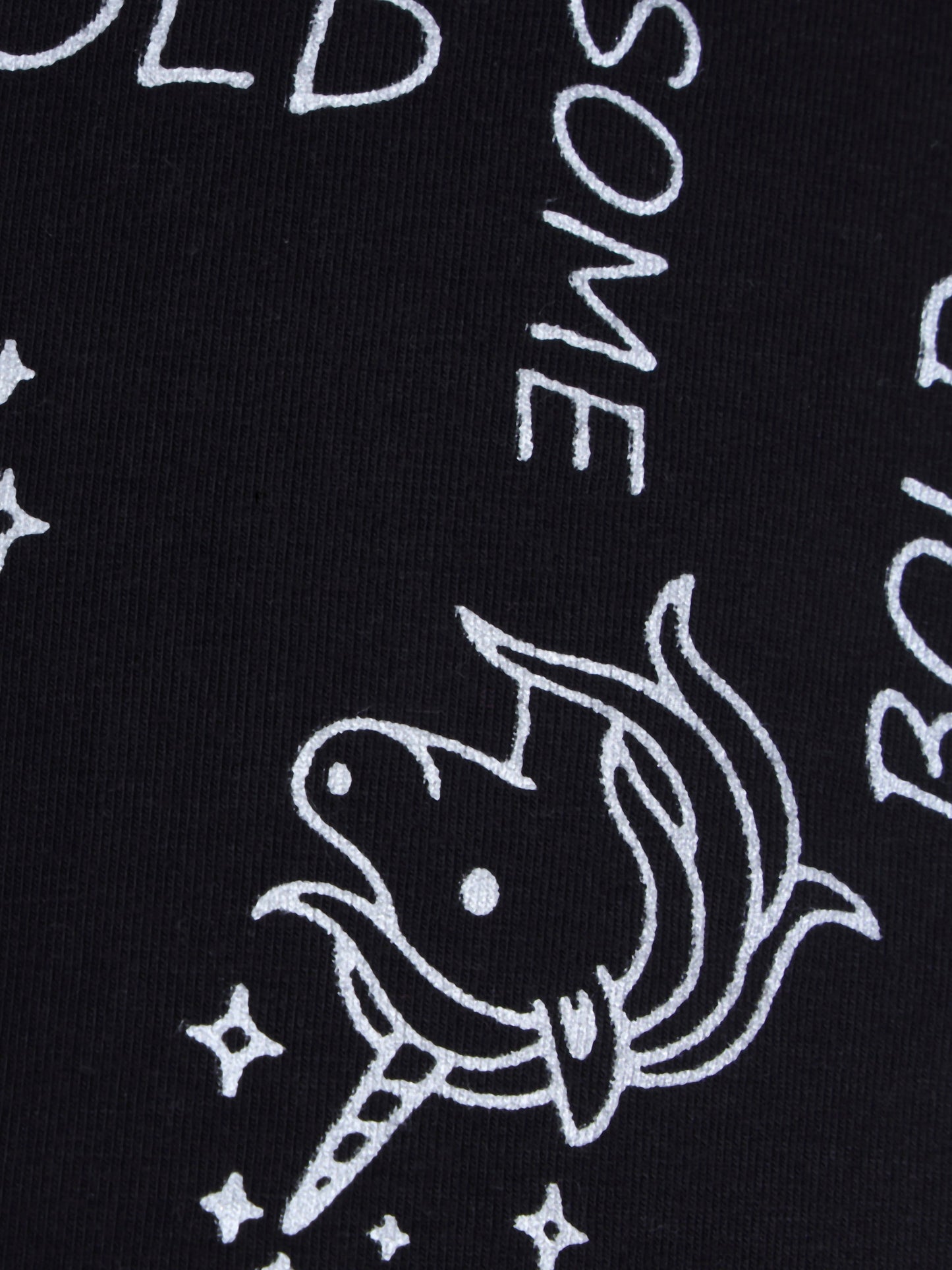 D'chica Essentials Assorted Metallic Print Black & Silver Cycling Shorts – Stylish, Bold, and Comfortable! | Color (Black) Dchica Fashion Lifestyle