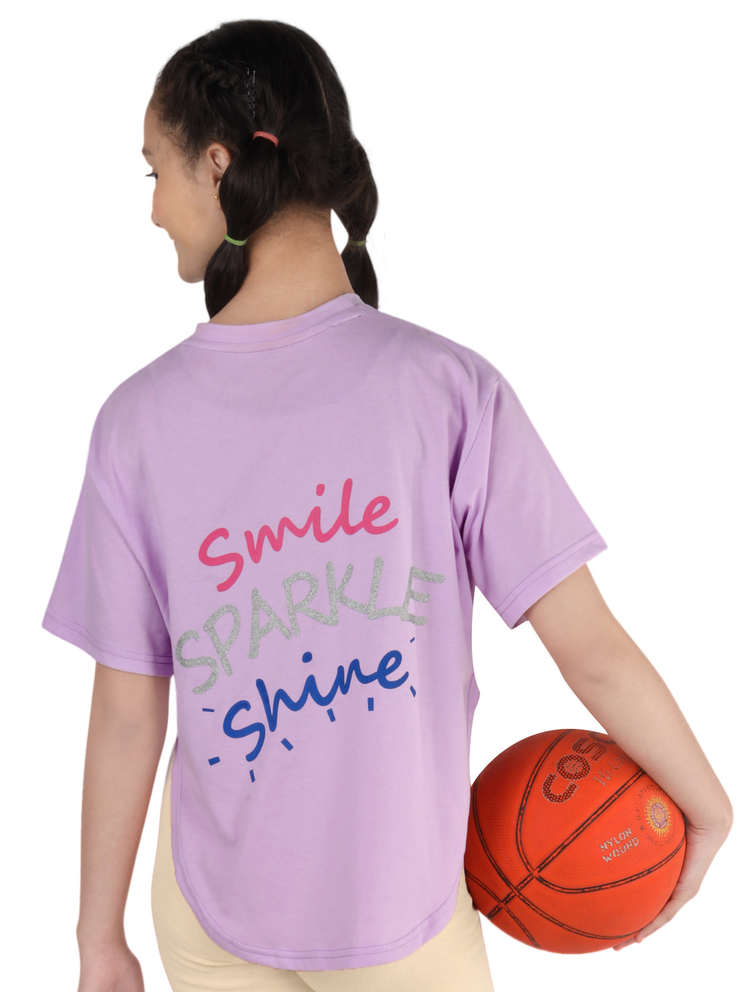 D'chica Essentials Assorted Stylish T-Shirt | Long Back, Short Front Design | Breathable Cotton for Everyday & Sports Wear( Colour purple) Dchica Fashion Lifestyle