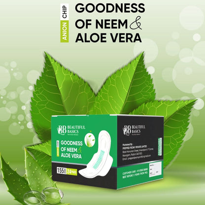 Ultra Thin Sanitary Pads with Neem & Aloe Vera – 24 Pcs
