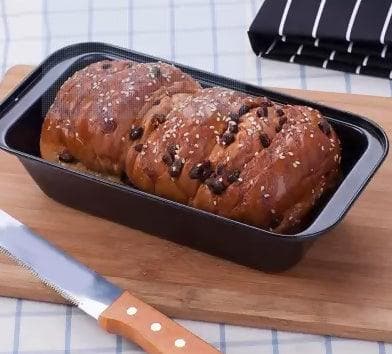 Non-Stick Carbon Steel Baking Bread Pan Rectangular Cake Bake Mold Deep Bakeware Tray for Professional Home Bread Loaf Pan` - HalfPe