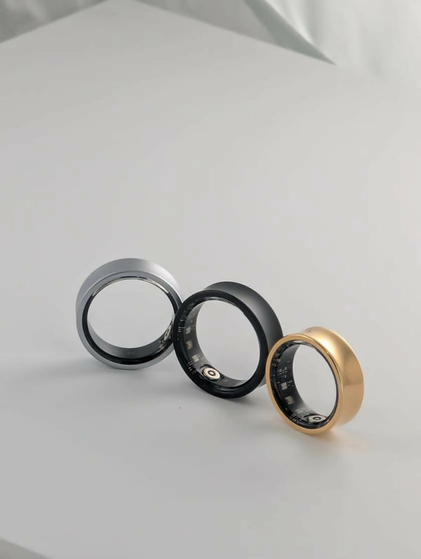 Smart Health Tracking Ring – Sleek Metal Design JPS PRODUCTS (ACHSA)