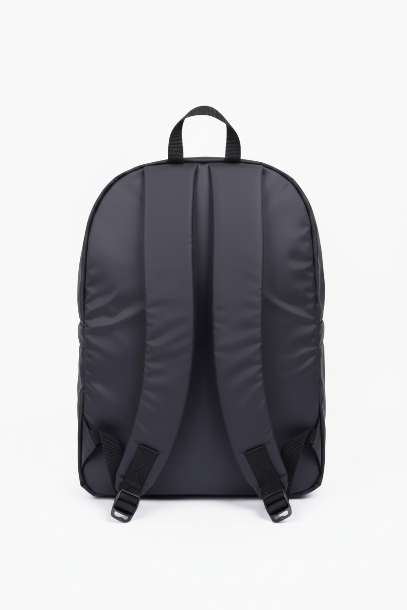 15 L Solid Casual Backpack for Unisex( Black ) SUPER