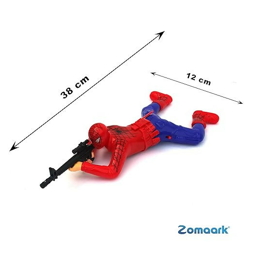 Spiderman Crawling Action Toy Gun with Lights & Sound - Fun for Kids (3+ years)