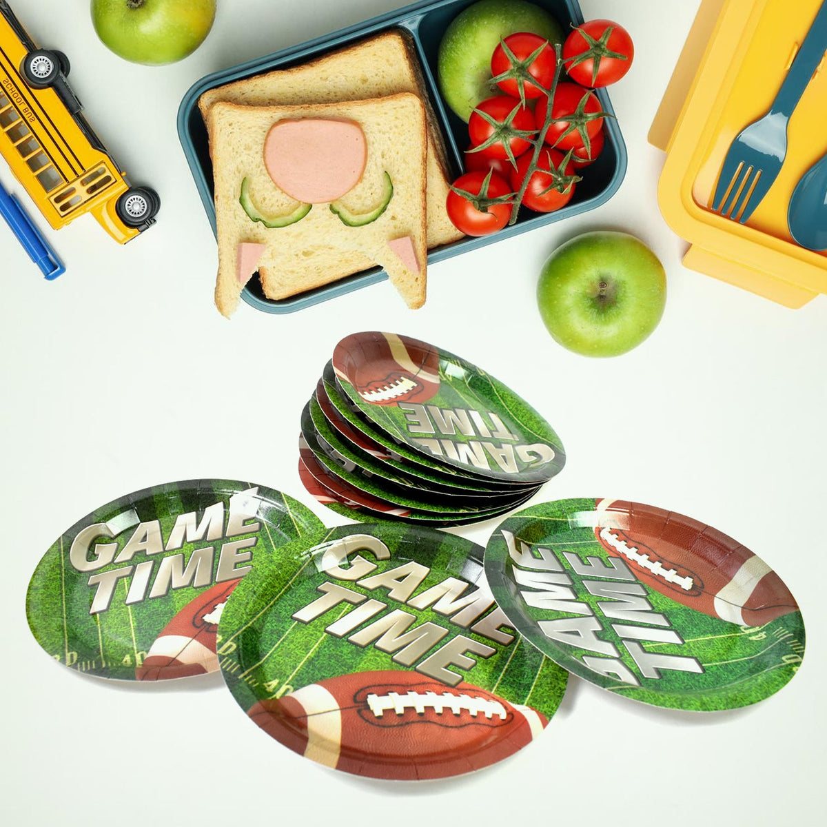 Round Plates Disposable Paper Plates  Happy Birthday Gift (10 Pcs Set  Mix Design) HP DD