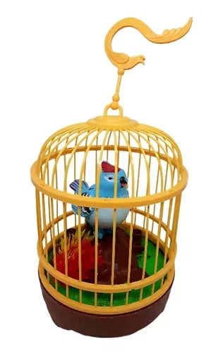 Interactive Musical Bird in Cage with Sound Sensor (TPT)