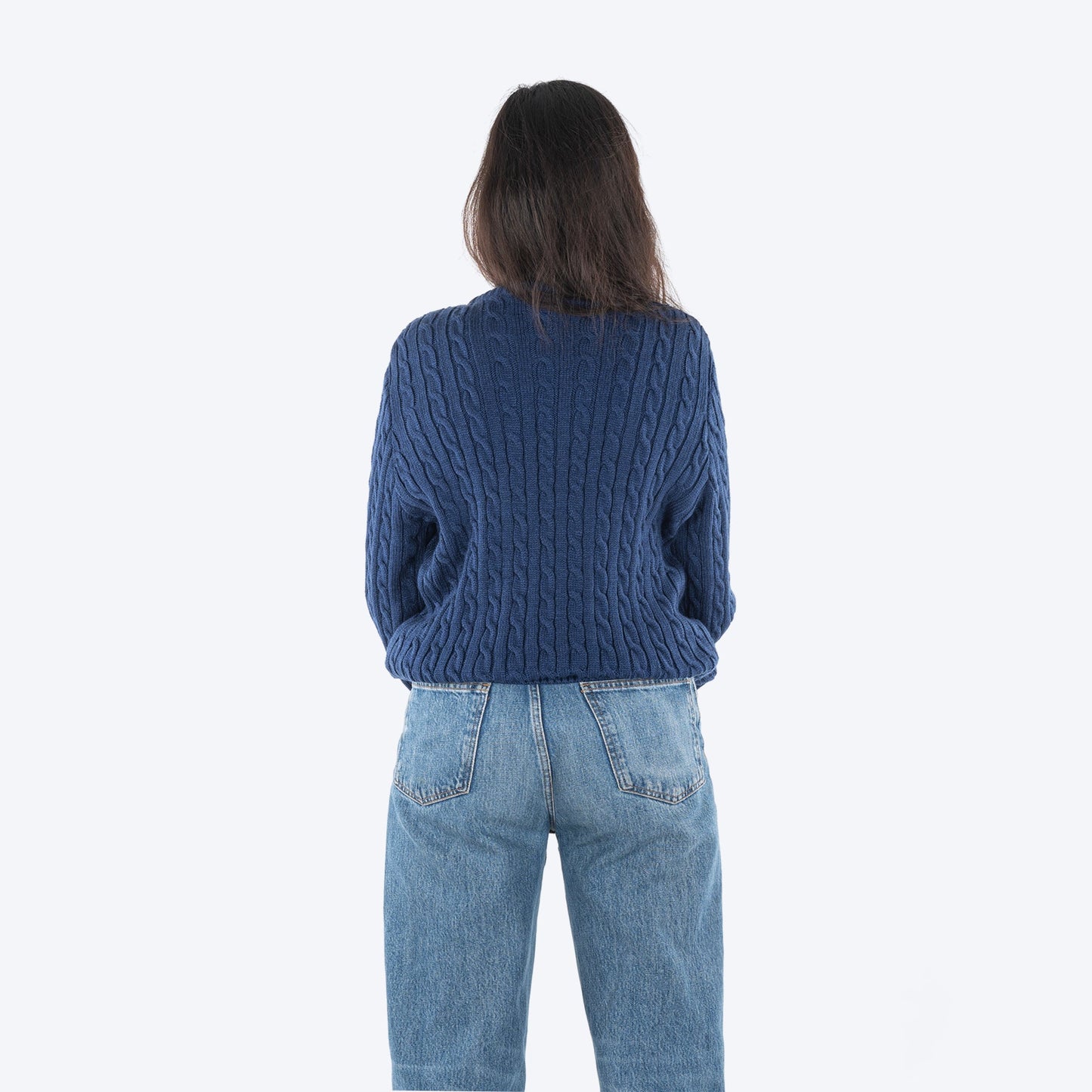 HUFT Twinning Classic Sweater For Hoomans - Lazuli Blue - Heads Up For Tails