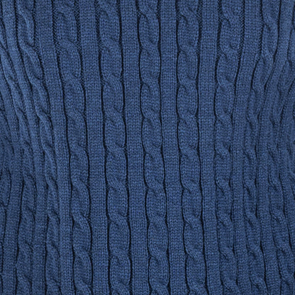 HUFT Twinning Classic Sweater For Hoomans - Lazuli Blue - Heads Up For Tails