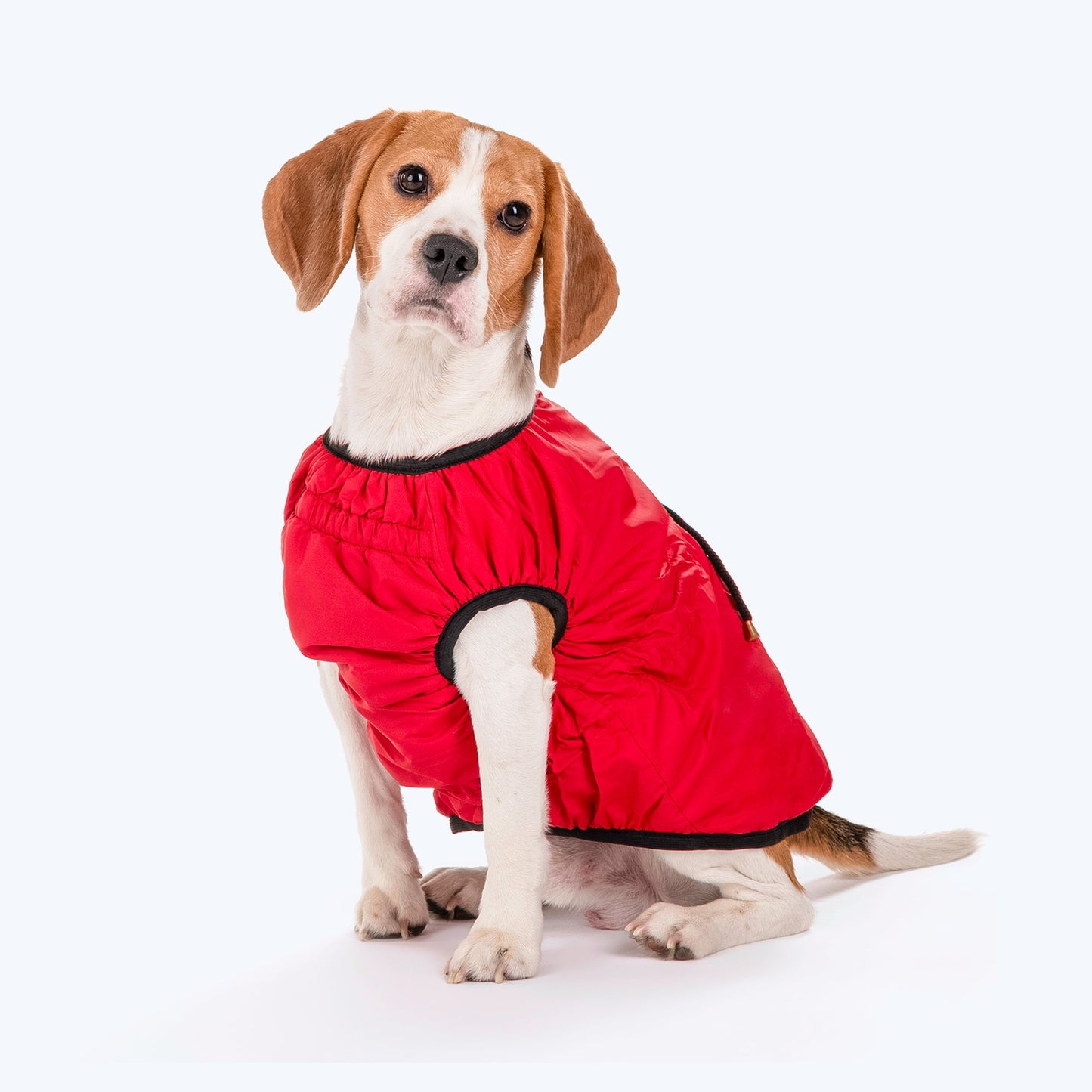 HUFT Inside Out Reversible Dog Jacket - Olive Green/Red - Heads Up For Tails