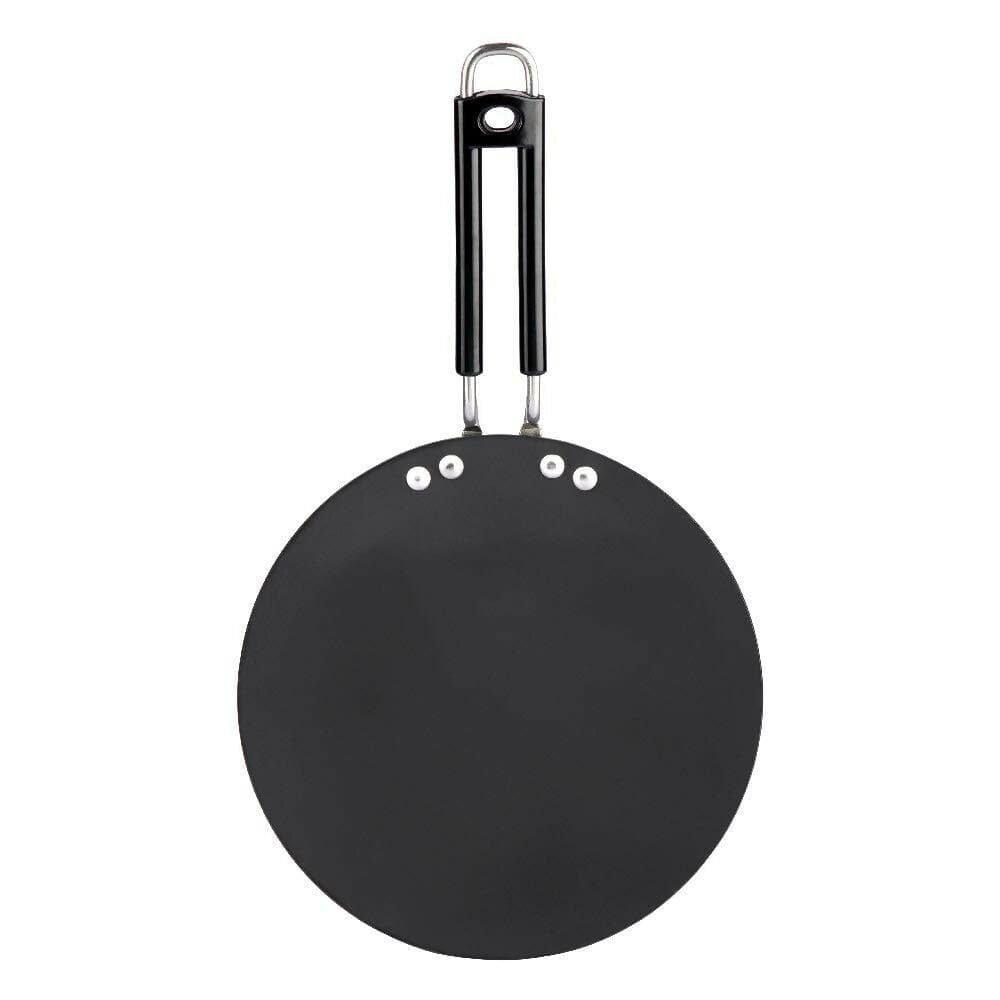 Concave Iron Tawa 2.4 mm With Upper Steel Handle (Multi Sizes) - HalfPe