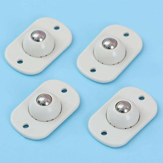 Self Adhesive 360 Degree Mini Swivel Casters Wheels (4 Pcs) - HalfPe