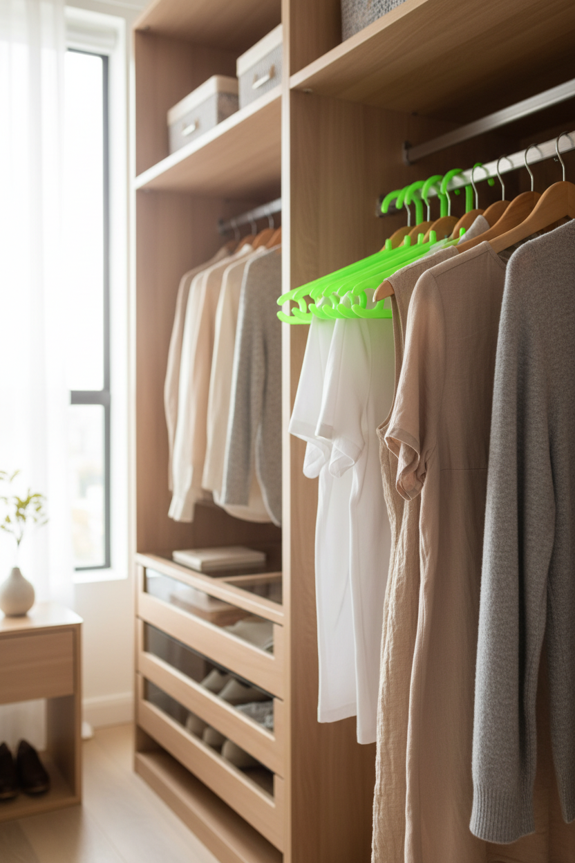 Modi - Plastic Cloth Hanger Set - 3 Pcs SUPER