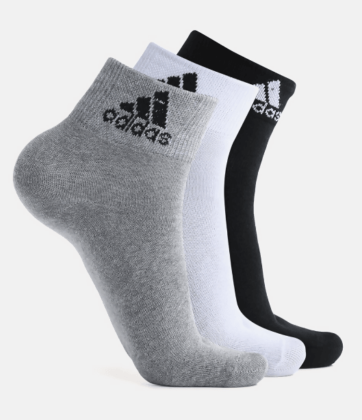 ADIDAS Men Pack Of 3 Ankle-Length Socks(Pack Of 3) - HalfPe