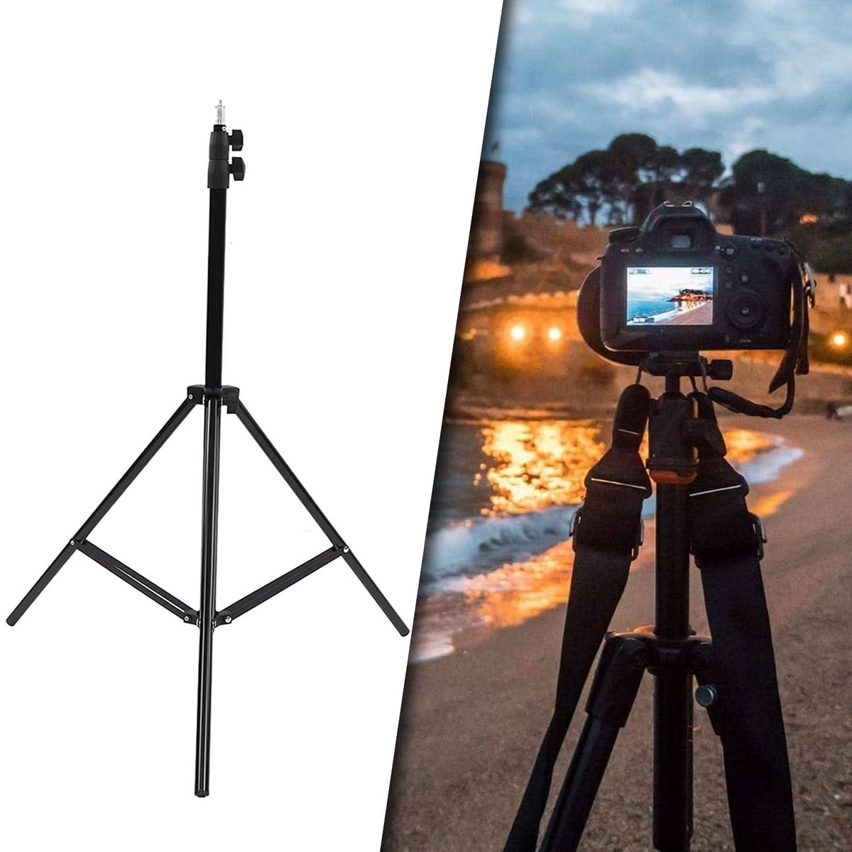 140cm Camera Tripod – Lightweight, Adjustable Tripod Stand for Photography & Video HP DD