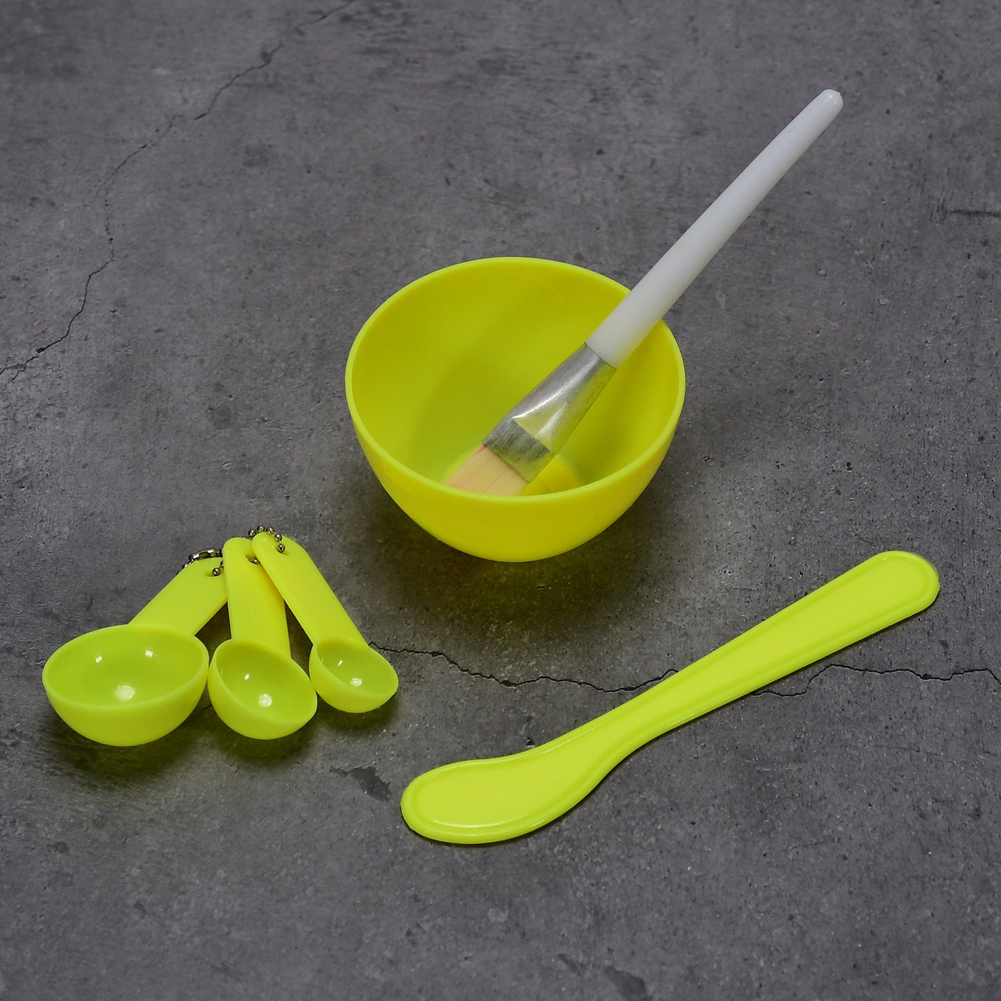 Facial Mask Bowl Set For Girls Use ( 6 Pcs Set )