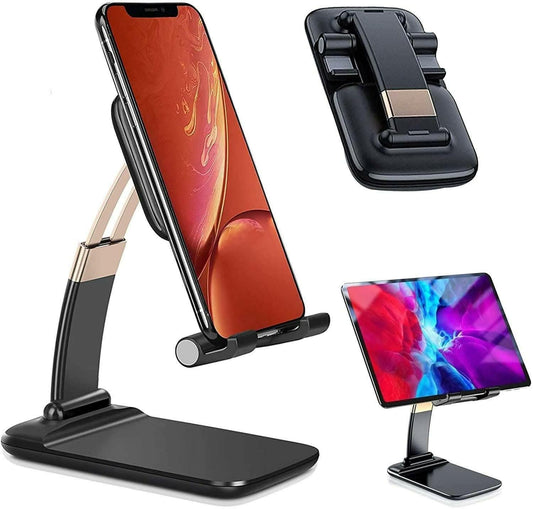 Home Decorous Desk Mobile Holder Stand with Adjustable Height for All Smartphone - HalfPe