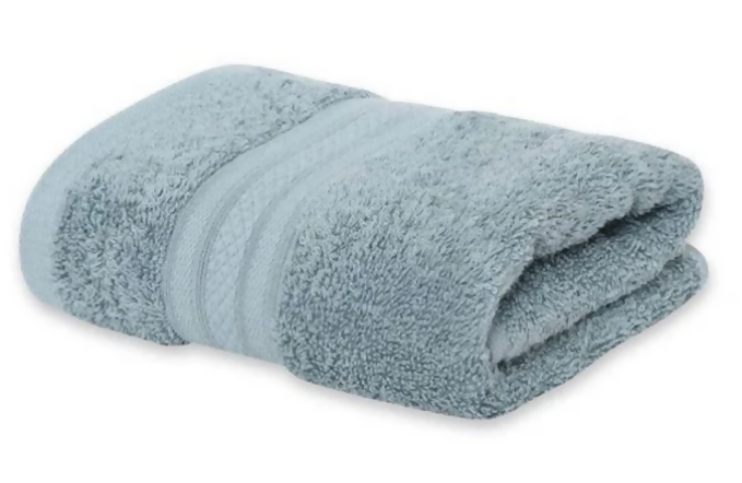 The Earth Trading Bamboo Fiber Hand Towel - (Cadet Blue)