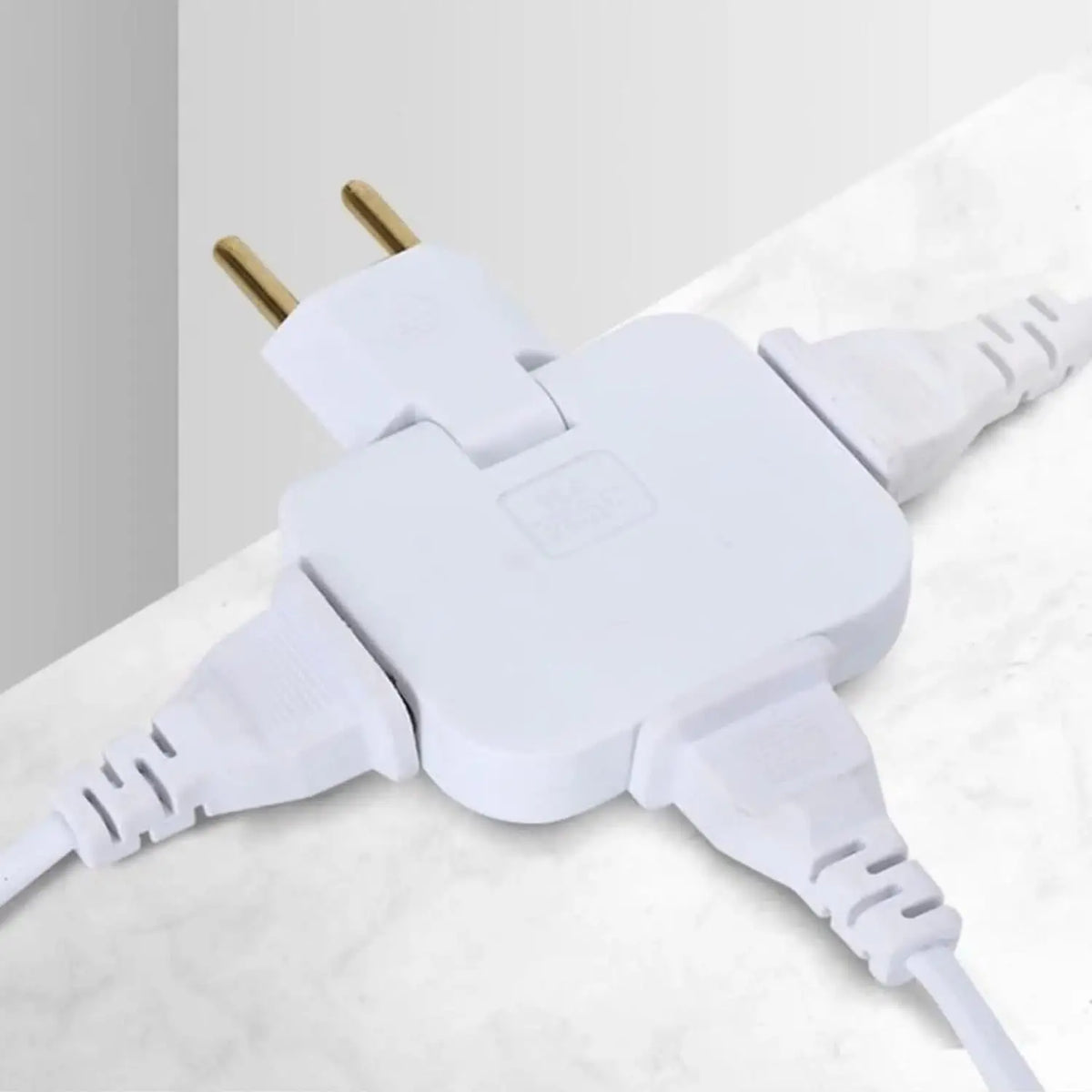 Wireless 3 In 1 Foldable Wall Plug Adapter  Socket  Converter (1 Pc) HP DD
