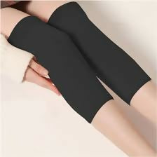 khis Black  Kneecap Winter Knee Support Leg Warmer Sleeves Calf Compression Sleeves for Women Men Breathable Thermal Knee Brace Pads Support knee Pack 1pair9