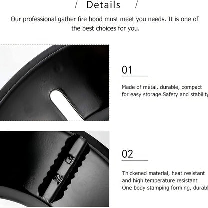 Gas Stove Flame Protector Ring (25 X 25 Cm 4 Pc)