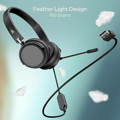 boAt Bassheads 900 Wired Earphones with 40mm Drivers ,  In-line microphone, Super Bass (Multicolor)