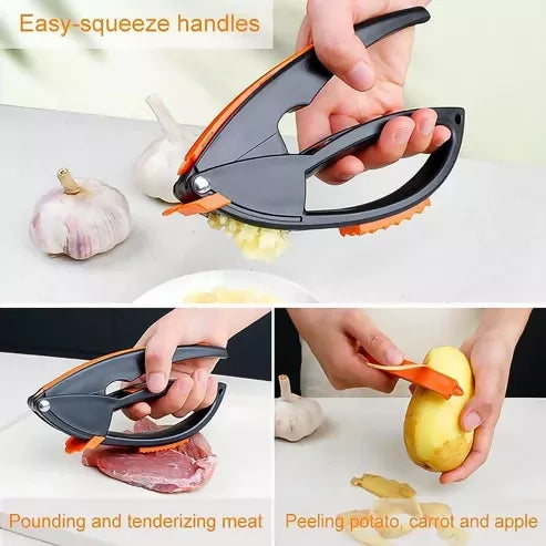 Multifunctional Garlic Press Garlic Mincing Crushing Tool (1 Pc) ABHI Mobiles