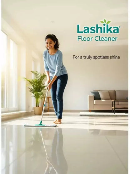 Lashika Herbal Floor Cleaner – Rose Fragrance with Powerful Herbal Cleaning (1 L) Mahathi Enterprises